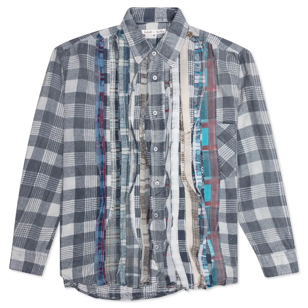 Rebuild Flannel Ribbon Shirt Reflection - Sand/Metal