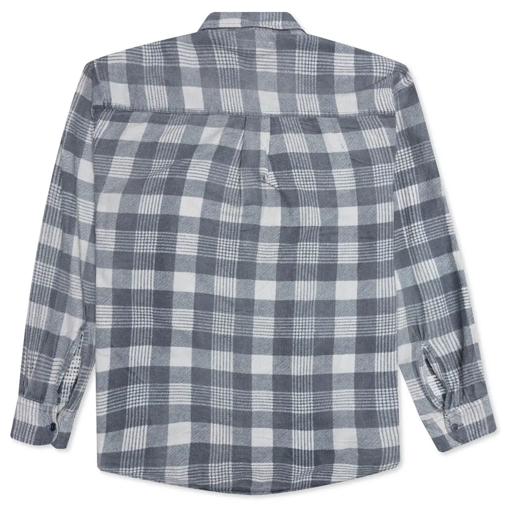 Rebuild Flannel Ribbon Shirt Reflection - Sand/Metal