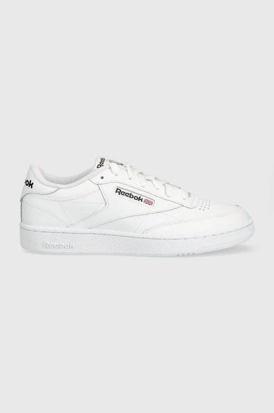 Reebok Classic leather sneakers CLUB C 85 GZ1605 white color