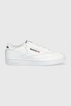 Reebok Classic leather sneakers CLUB C 85 GZ1605 white color