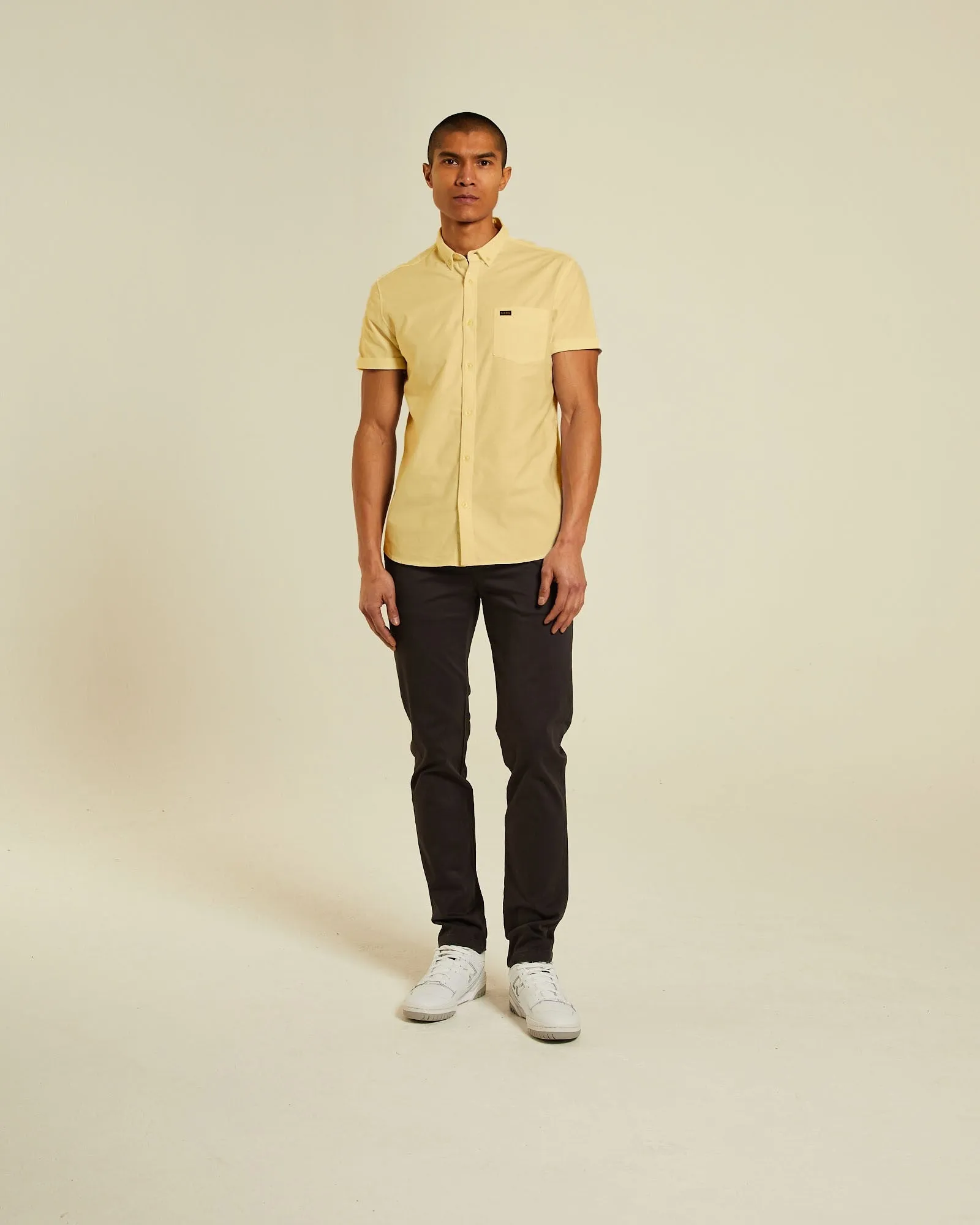 Rio Oxford Ss Shirt Lemon Sorbet