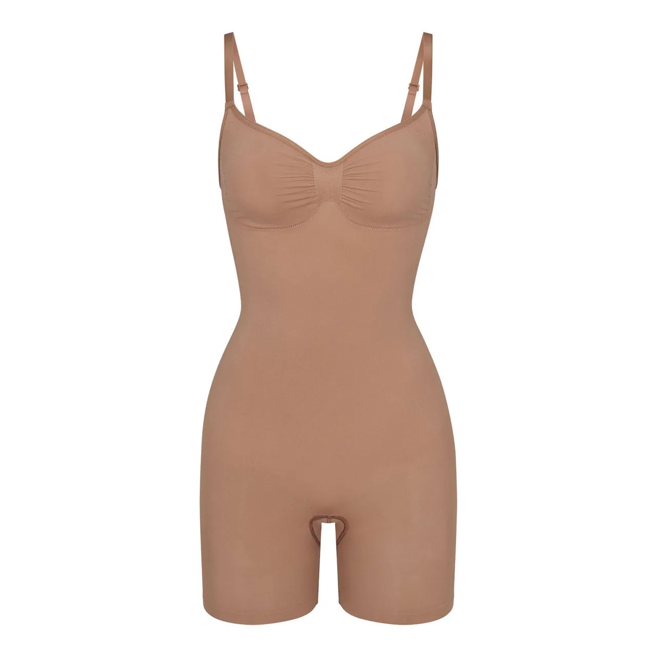 SKIMS SEAMLESS SCULPT Mid Thigh Bodysuit Sienna - Brown