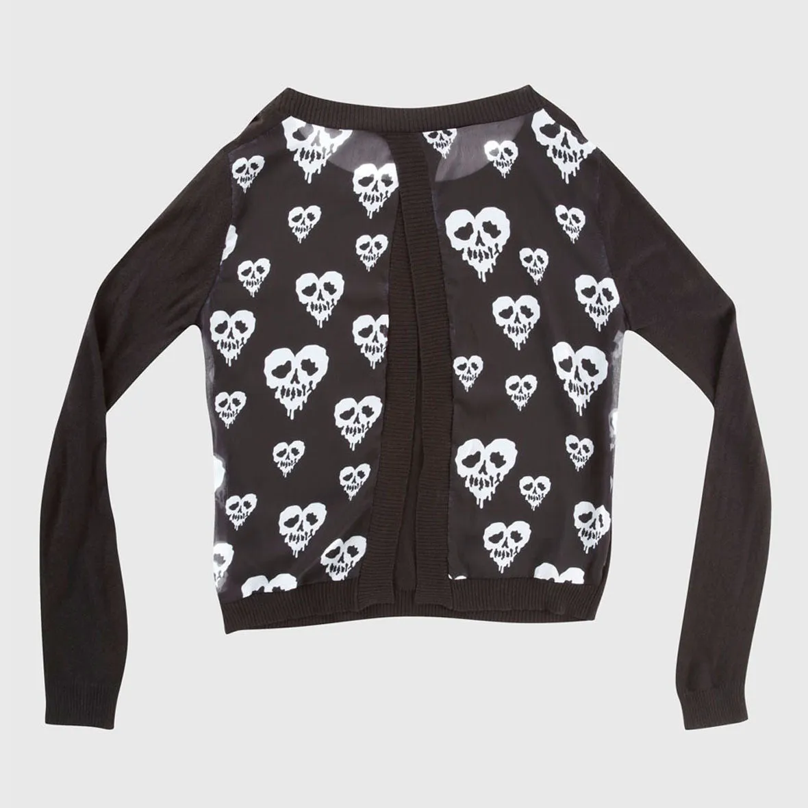 Skull Fucked Open Back Sweater