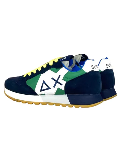 SNEAKERS BLU/VERDI Z33112 JAKI TRICOLORS