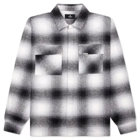 Spirits of Summer Flannel Shirt - Black/White