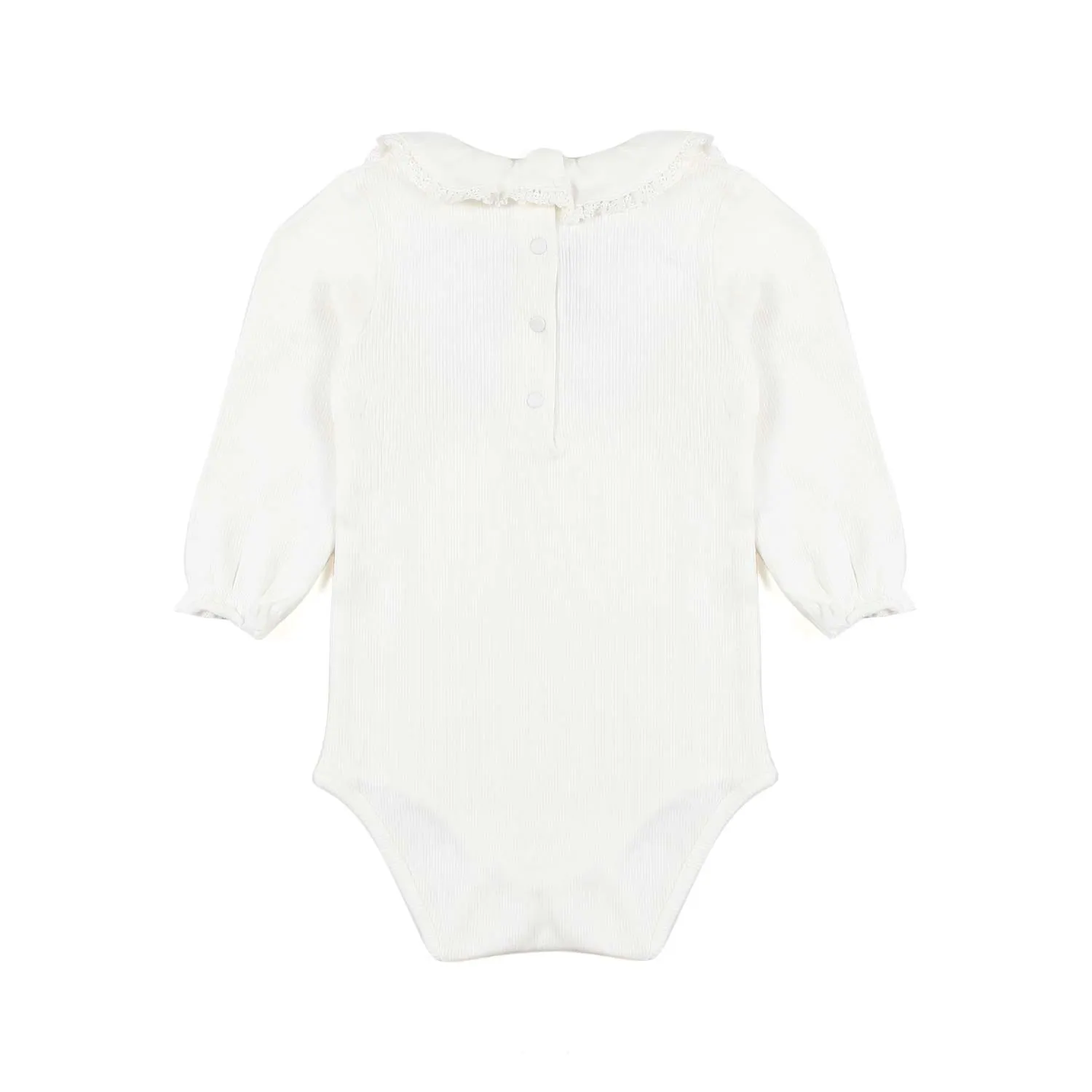 Tartine Et Chocolat Warm White Bodysuit For Baby Girl