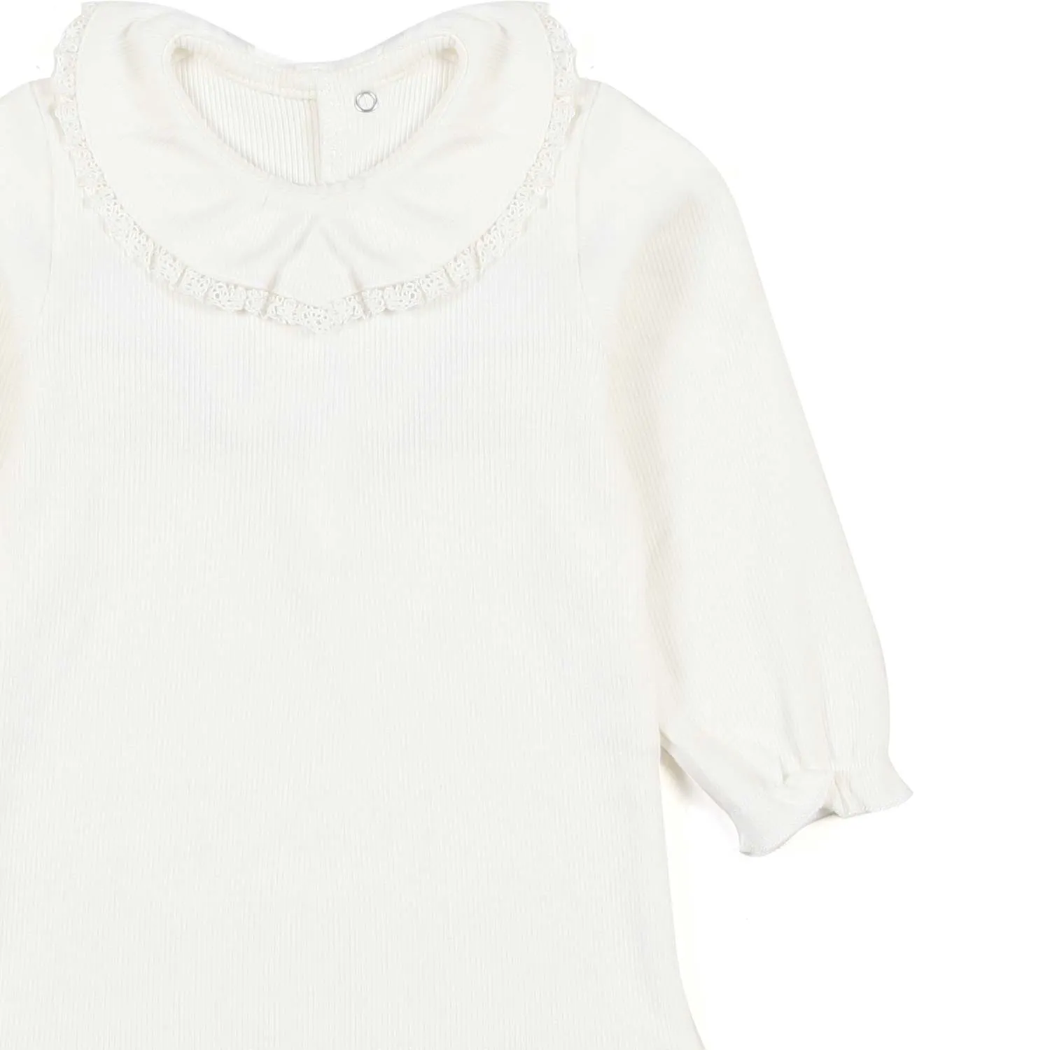 Tartine Et Chocolat Warm White Bodysuit For Baby Girl