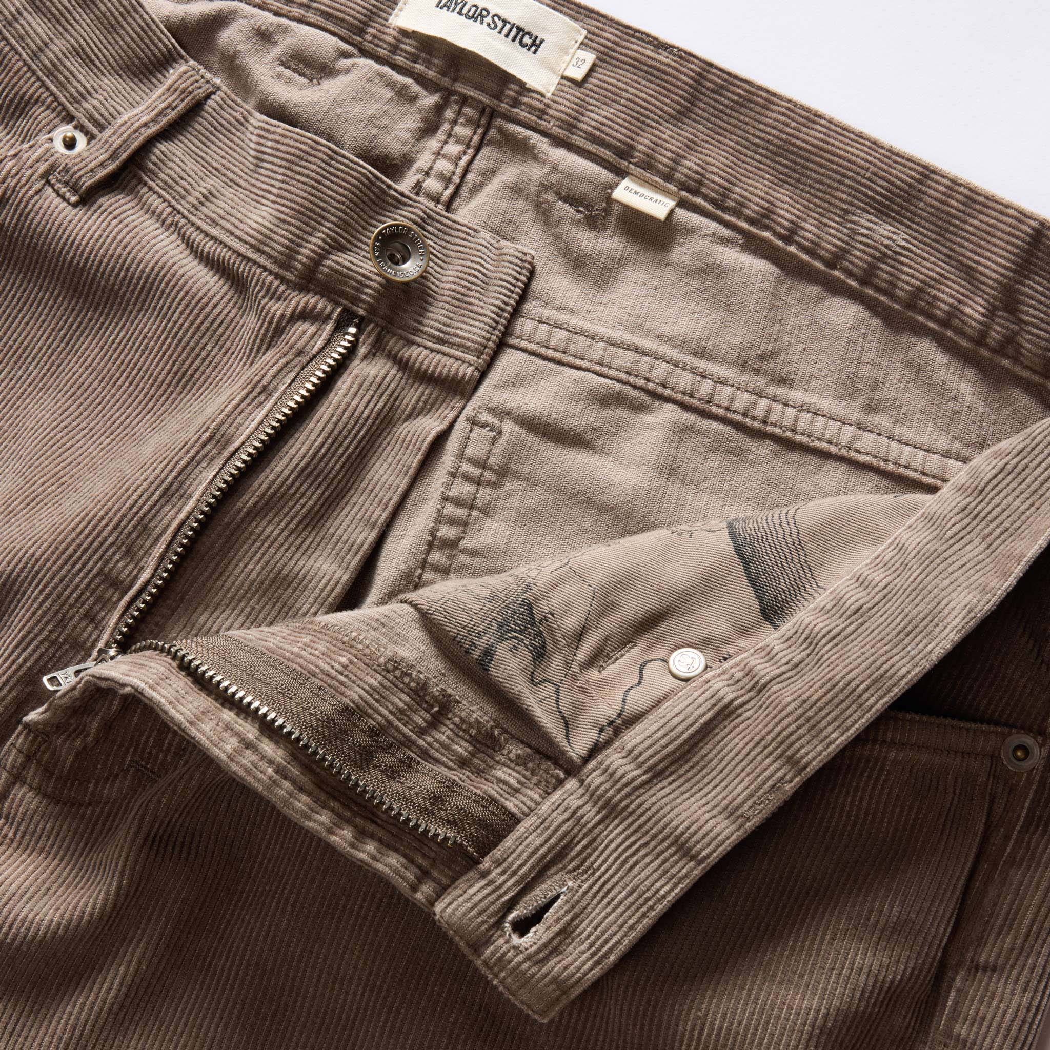 The Democratic All Day Pant in Morel Cord