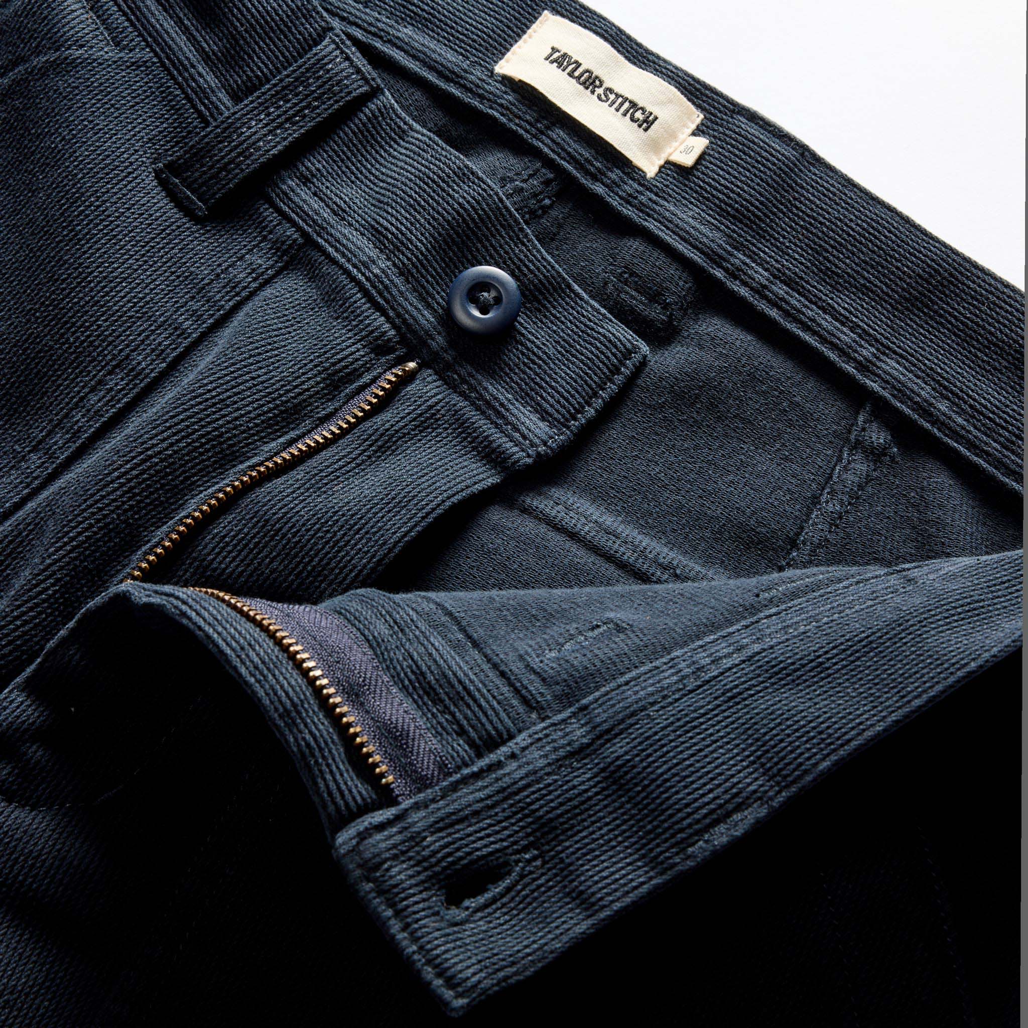 The Trail Pant in Dark Navy Bedford Cord