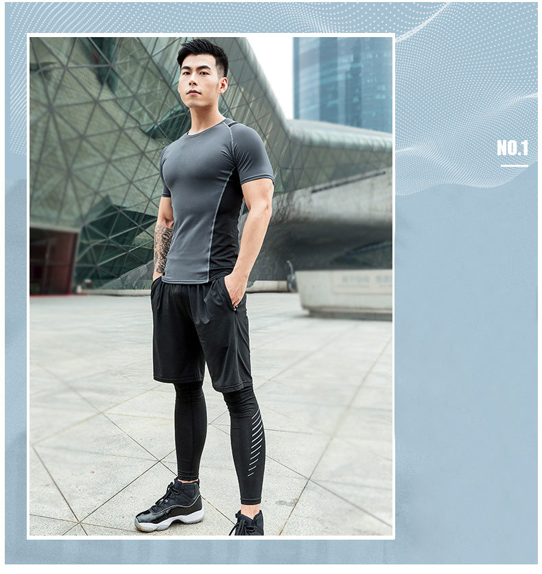 Tracksuit Compression Sportswear for Gym Fitness Workout 5pcs / Set