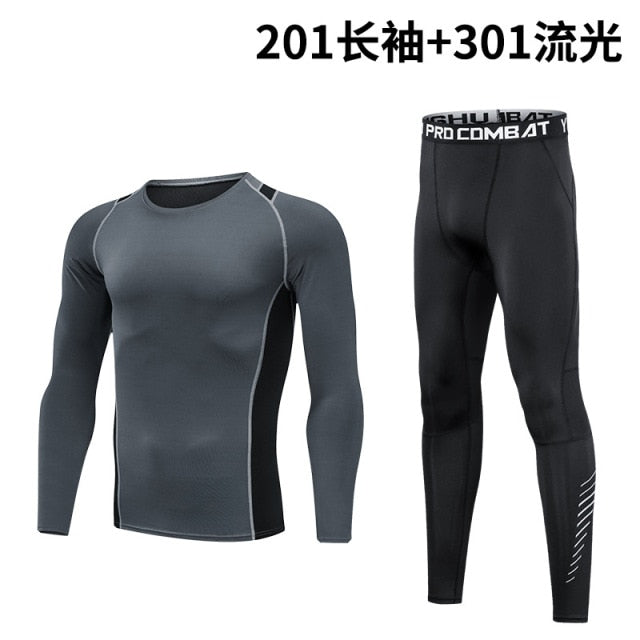 Tracksuit Compression Sportswear for Gym Fitness Workout 5pcs / Set