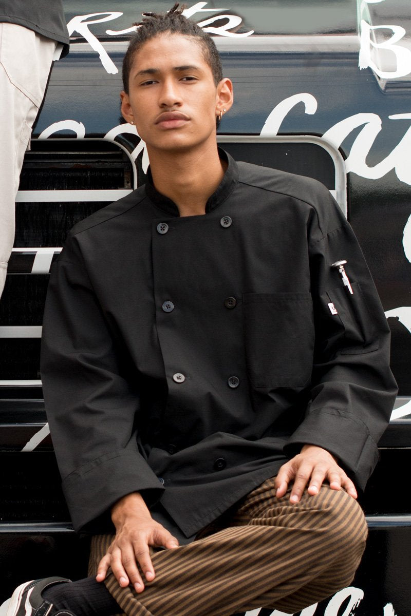 Uncommon Threads 0422 Classic Chef Coat with Mesh