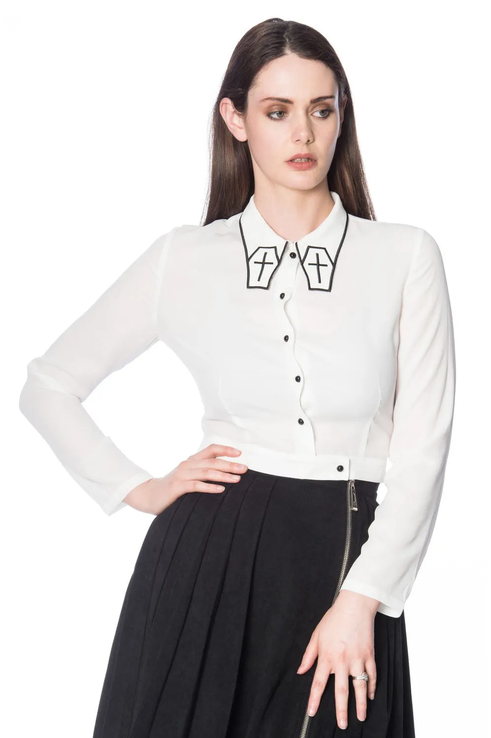 Undertaker Blouse White