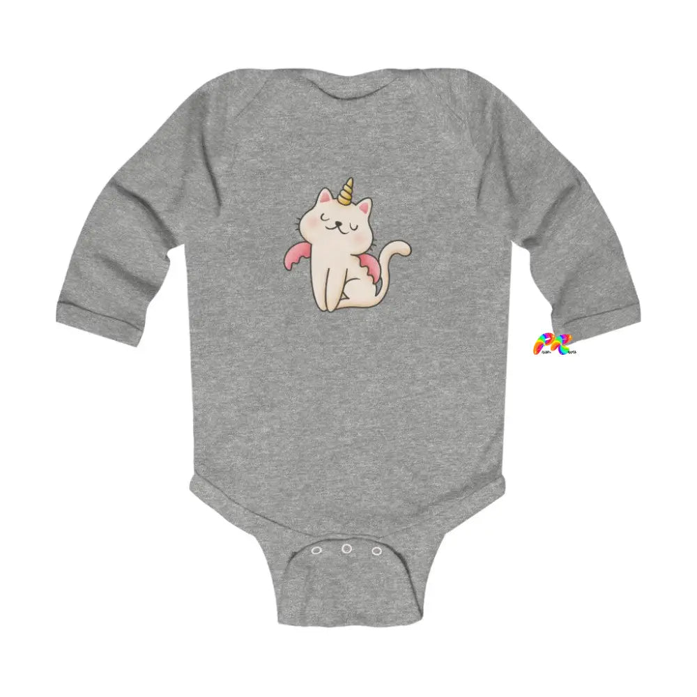 Unicorn Cat Infant Long Sleeve Bodysuit