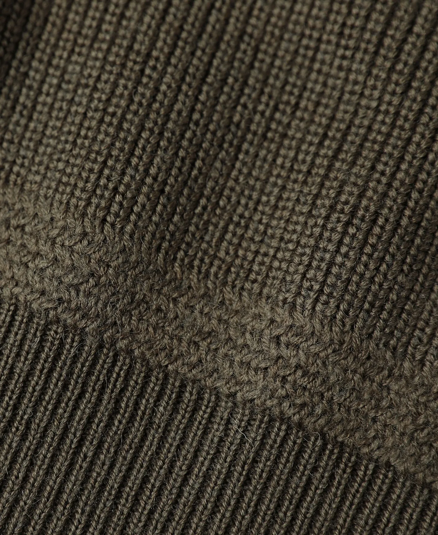 US Army High Neck Wool Sweater - Olive