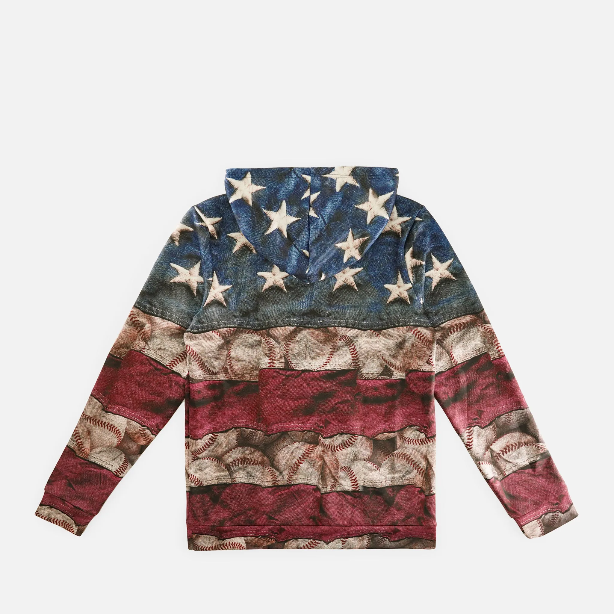 USA Vintage Baseball Hoodie