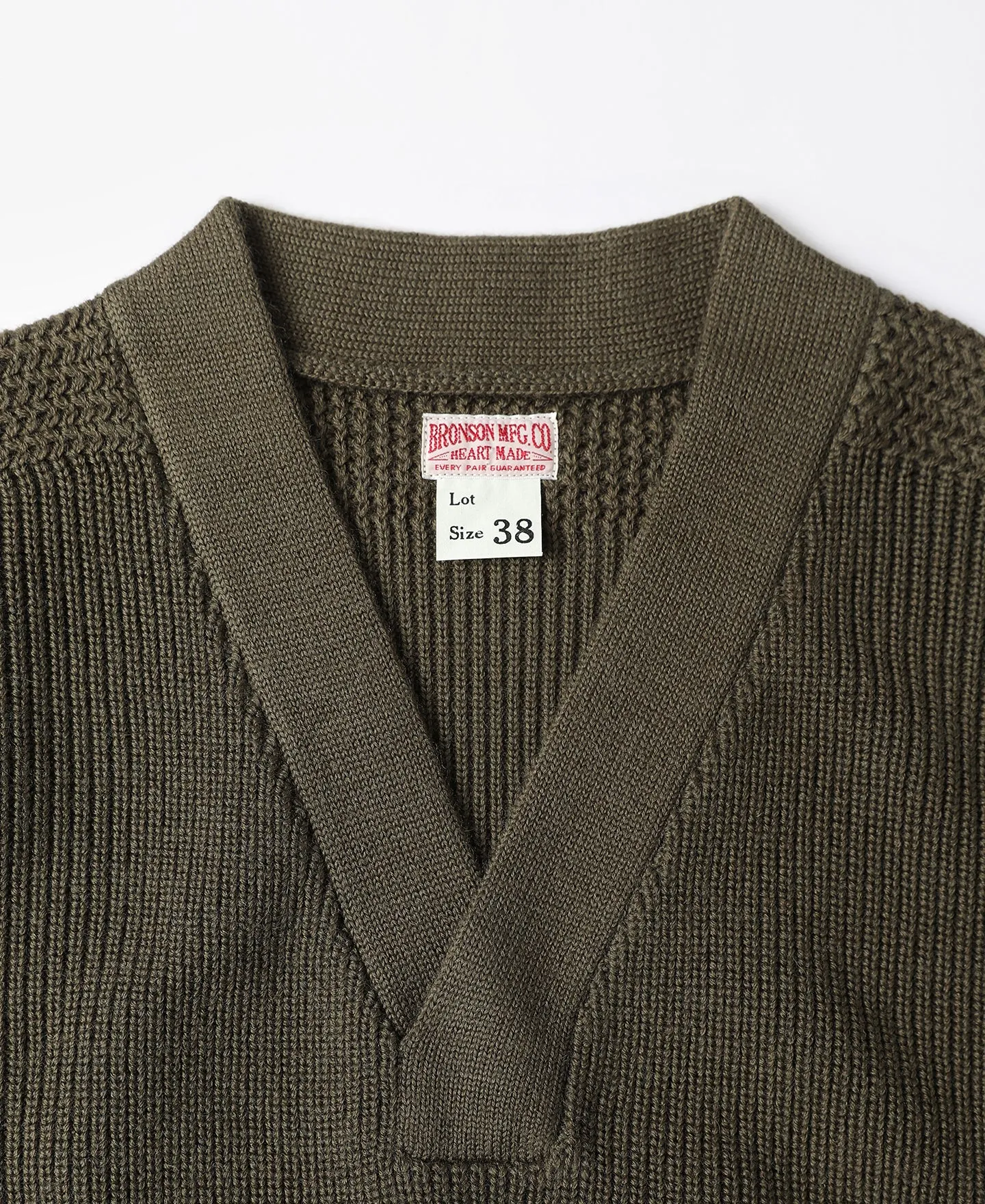 USAAF Type A-1 V-neck Mechanics Sweater - Olive