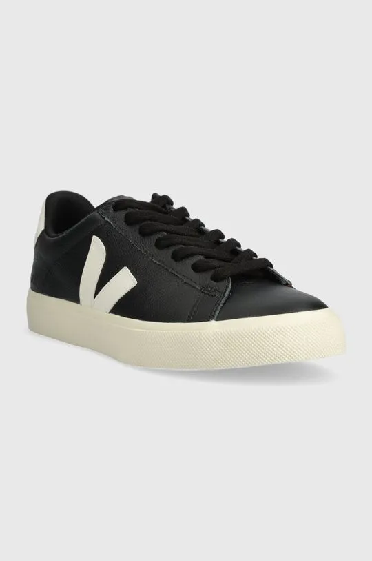 Veja leather sneakers Campo black color CP0501215