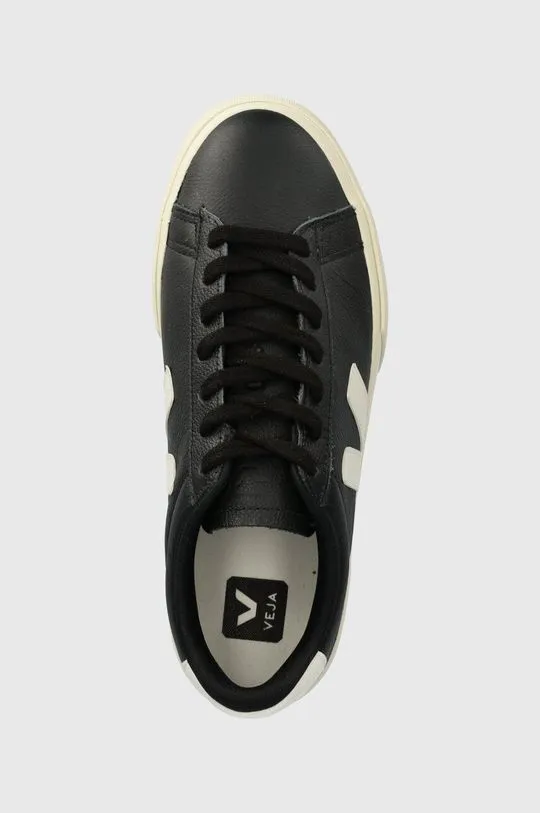 Veja leather sneakers Campo black color CP0501215