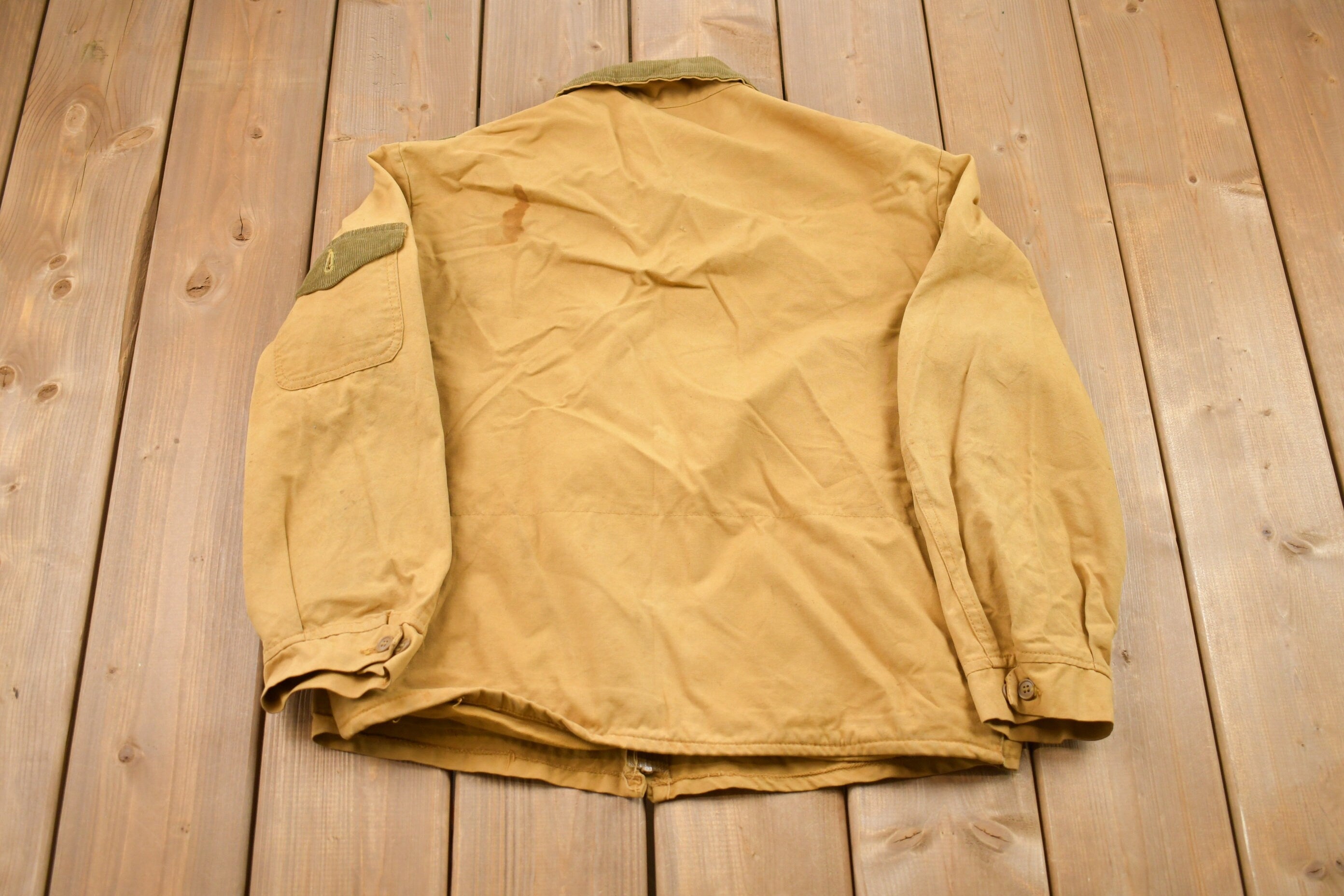 Vintage 1970s American Field Canvas Jacket / Workwear / Streetwear / Made In USA / 70s / Blanket Lined Jacket / 70s Sportswear /