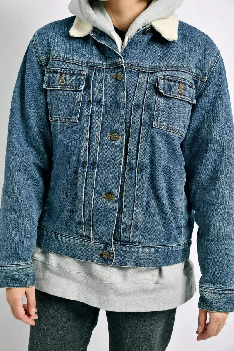 Vintage warm denim jacket