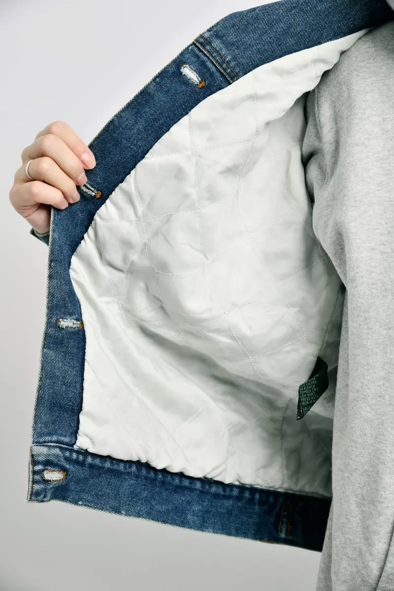 Vintage warm denim jacket