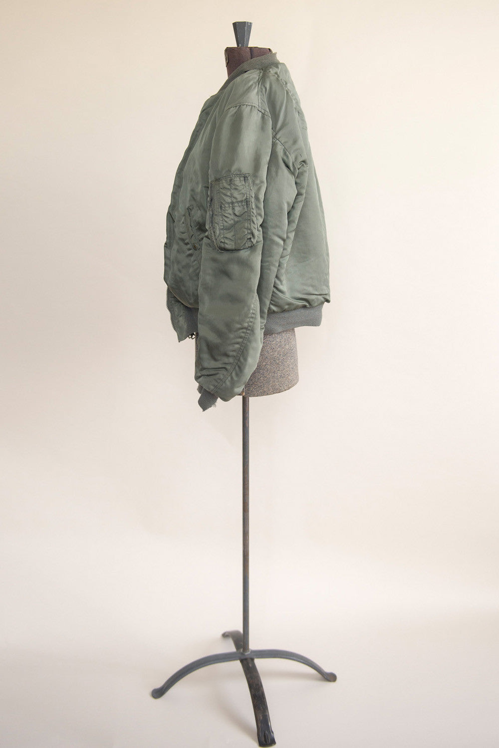 Vintage Women’s Green Army Bomber Jacket