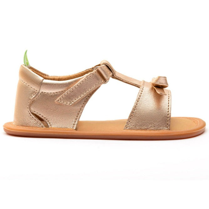 Whimsy Sandals - Metallic Salmon