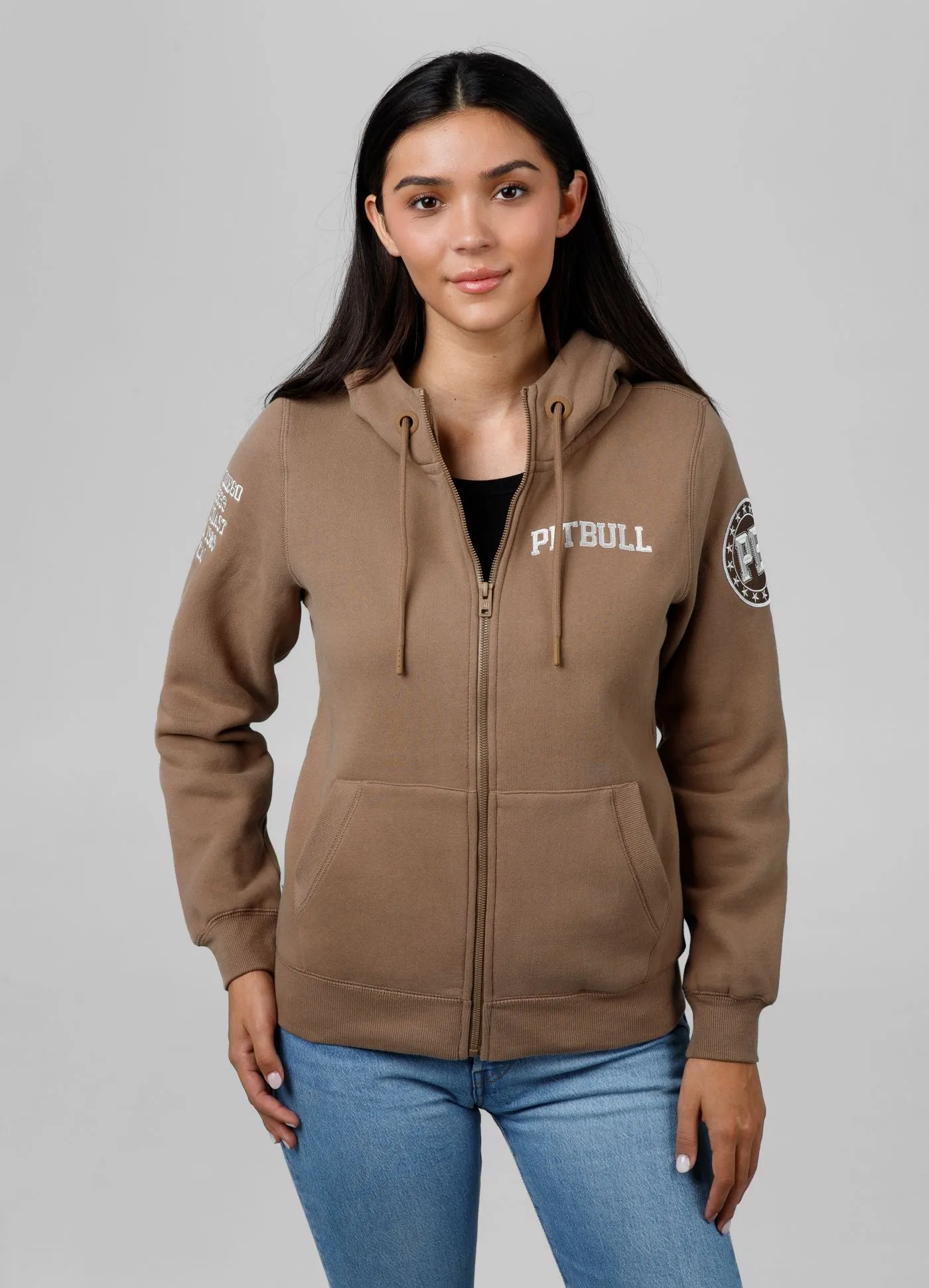 Women's zip-up hoodie French Tyrian