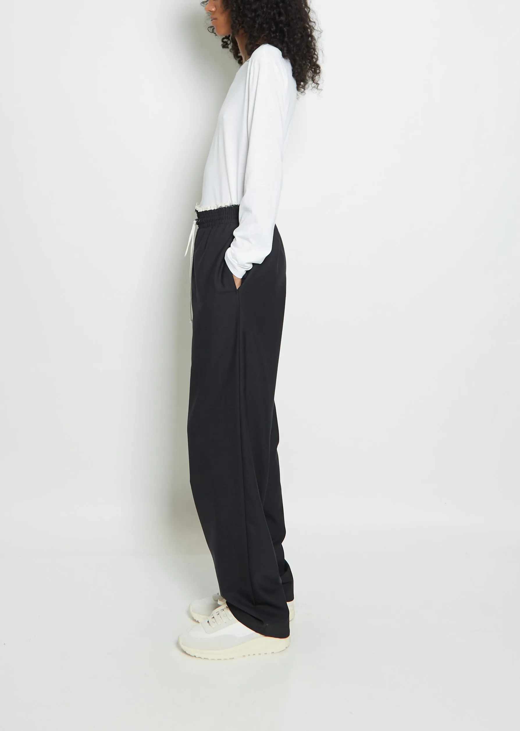 Wool Sweatpant Trouser