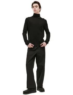 Wool Turtleneck - Black