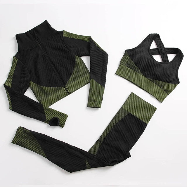 Yoga Set Workout women Sportswear Gym Clothing