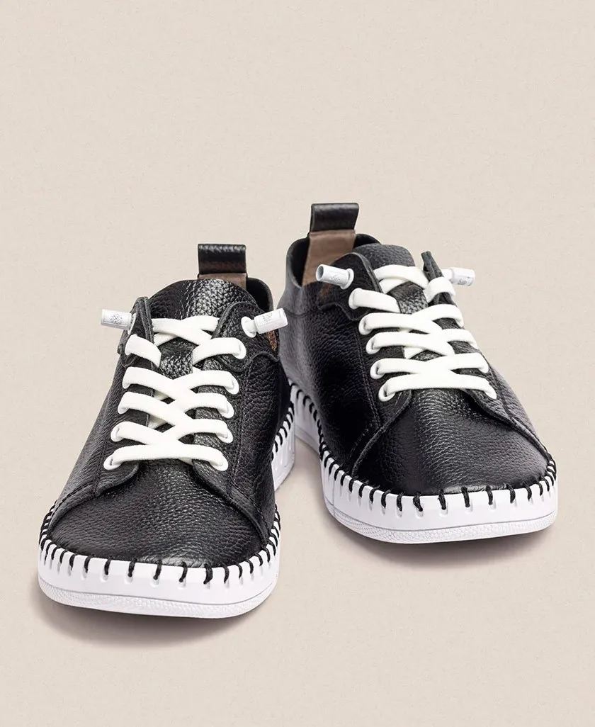 Yokono Flow Lace-Up Flat Sneakers