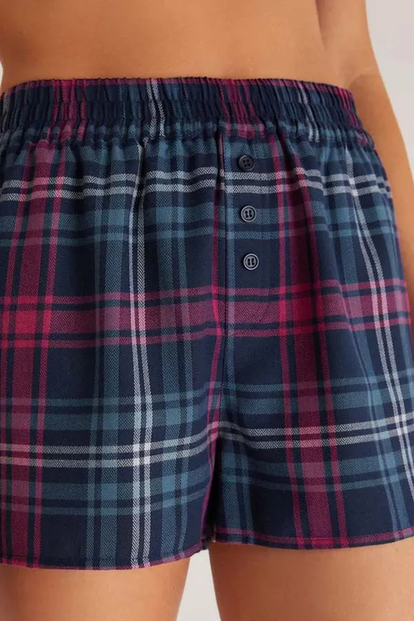 Z Supply Co-Ed Plaid Boxer